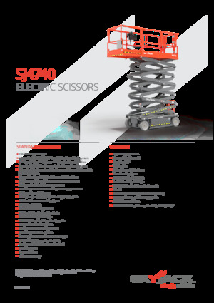 Wheeled scissor lifts Skyjack SJ4740