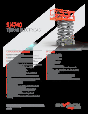 Wheeled scissor lifts Skyjack SJ4740