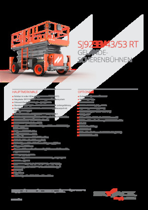 Tekerlekli makas asansörleri Skyjack SJ9233 RT