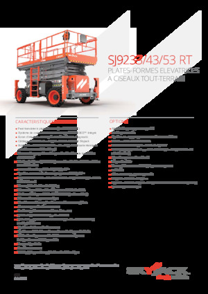 Tekerlekli makas asansörleri Skyjack SJ9243 RT