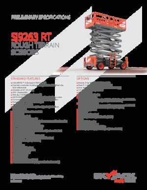 Wheeled scissor lifts Skyjack SJ9664RT 