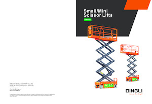 Wheeled scissor lifts Dingli SP039-E