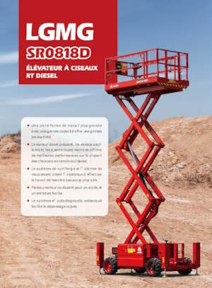 Tekerlekli makas asansörleri LGMG  SR0818D