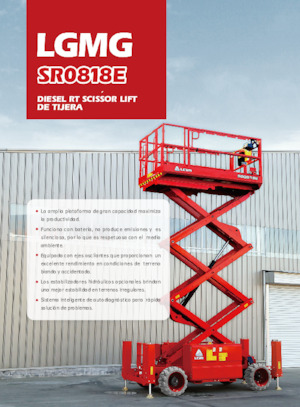 Tekerlekli makas asansörleri LGMG  SR0818E