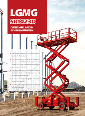 Wheeled scissor lifts LGMG  SR1023D