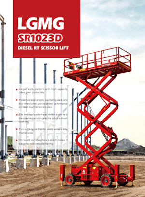 Wheeled scissor lifts LGMG  SR1023D