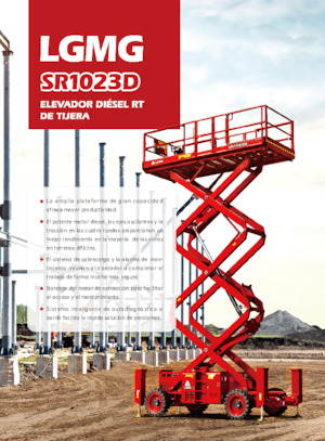 Wheeled scissor lifts LGMG  SR1023D