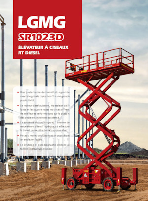 Wheeled scissor lifts LGMG  SR1023D