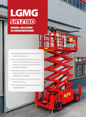 Tekerlekli makas asansörleri LGMG  SR1218D