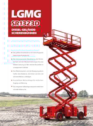 Wheeled scissor lifts LGMG  SR1323D