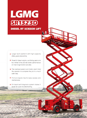 Wheeled scissor lifts LGMG  SR1323D