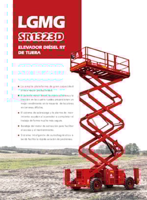 Wheeled scissor lifts LGMG  SR1323D
