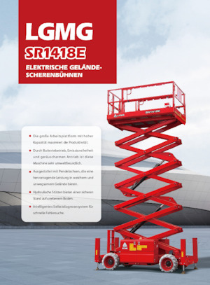 Wheeled scissor lifts LGMG  SR1418E 