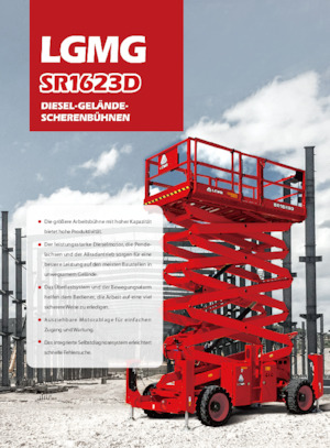 Wheeled scissor lifts LGMG  SR1623D