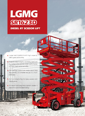 Wheeled scissor lifts LGMG  SR1623D