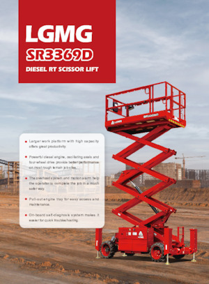 Tekerlekli makas asansörleri LGMG  SR3369D