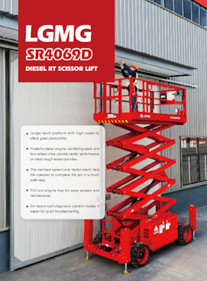Wheeled scissor lifts LGMG  SR4069D