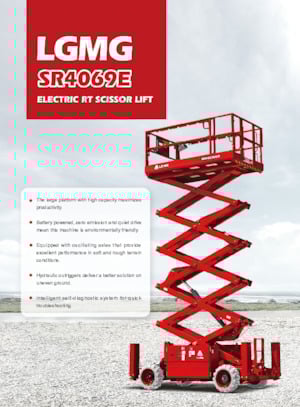 Tekerlekli makas asansörleri LGMG  SR4069E