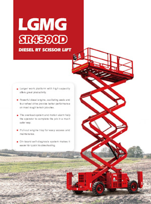 Wheeled scissor lifts LGMG  SR4390D