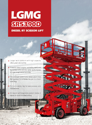 Wheeled scissor lifts LGMG  SR5390D
