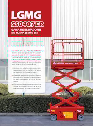 Wheeled scissor lifts LGMG  SS0407ER 
