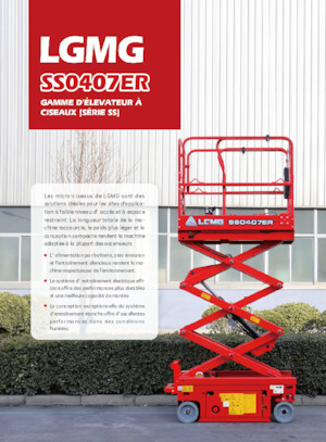 Wheeled scissor lifts LGMG  SS0407ER 