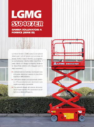 Tekerlekli makas asansörleri LGMG  SS0407ER 