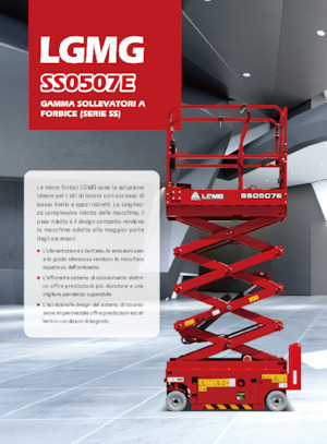 Tekerlekli makas asansörleri LGMG  SS0507E 