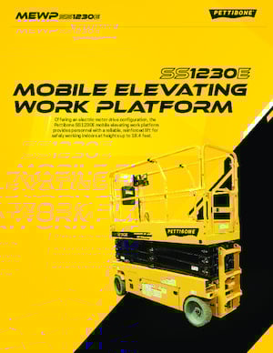 Tekerlekli makas asansörleri Pettibone SS1230E