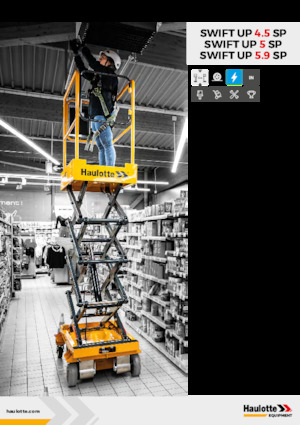 Wheeled scissor lifts Haulotte Swift Up 4.5 SP