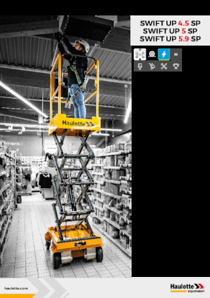 Wheeled scissor lifts Haulotte Swift Up 4.5 SP