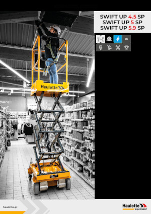 Wheeled scissor lifts Haulotte Swift Up 4.5 SP