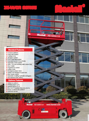 Wheeled scissor lifts Mantall XE100W/OR