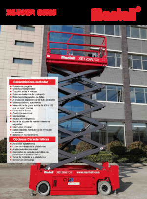 Wheeled scissor lifts Mantall XE100W/OR