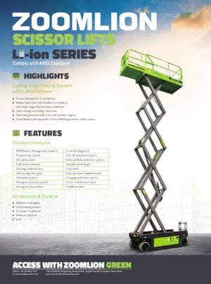 Wheeled scissor lifts Zoomlion ZS1012DC-Li