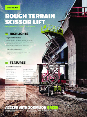 Wheeled scissor lifts Zoomlion ZS1623RT