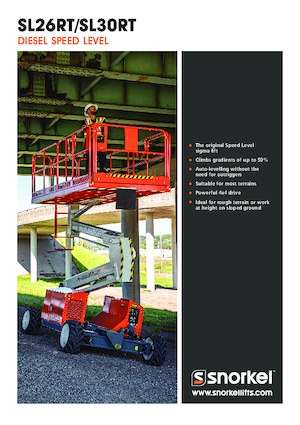 Wheeled scissor lifts Snorkel SL26RT