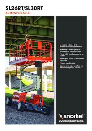 Wheeled scissor lifts Snorkel SL26RT