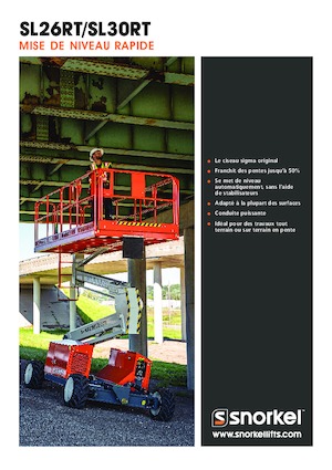Wheeled scissor lifts Snorkel SL26RT