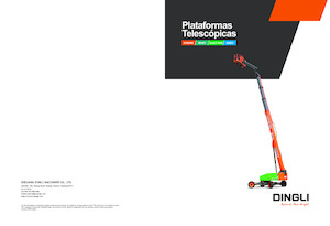 Wheeled Telescopic Boom Lifts Dingli BT18CRT2