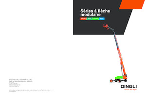 Wheeled Telescopic Boom Lifts Dingli BT24CERT2