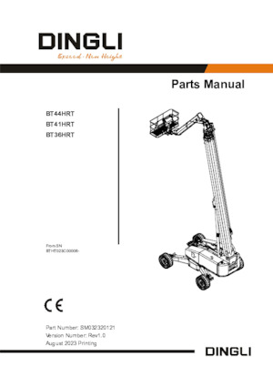 Tekerlekli Teleskopik Bomlu Vinçler Dingli BT41HRT