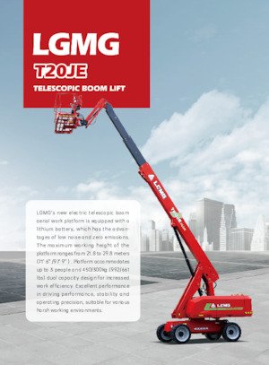 Wheeled Telescopic Boom Lifts LGMG  T20JE