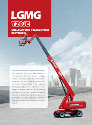 Wheeled Telescopic Boom Lifts LGMG  T20JE