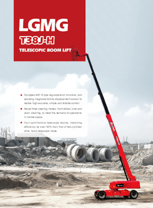 Wheeled Telescopic Boom Lifts LGMG  T38J-H