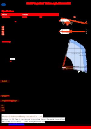 Wheeled Telescopic Boom Lifts Sinoboom GTBZ30