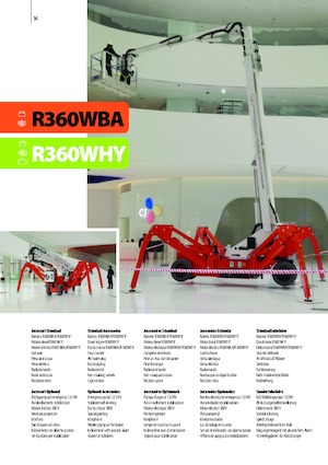 Crawler Telescopic Boom Lifts Easy Lift R360WHY 