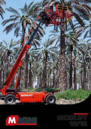 Wheeled Telescopic Boom Lifts MAGNI Ricklift 15