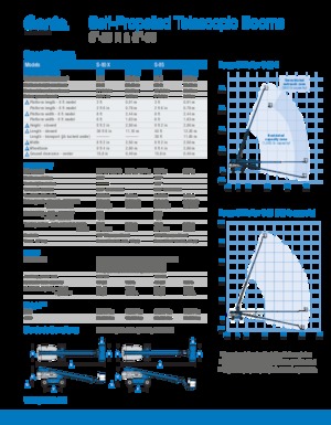 Wheeled Telescopic Boom Lifts Genie S-85