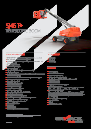 Wheeled Telescopic Boom Lifts Skyjack SJ 45 T+